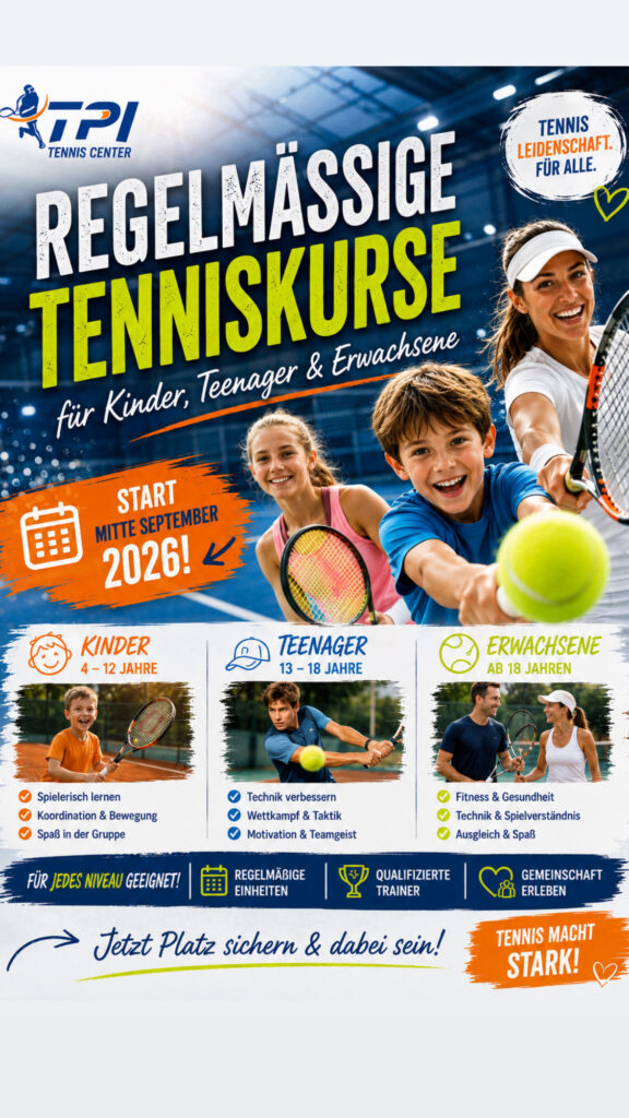 Breitensporttennis Tenniskurse Kinderkurse Teenager Tennisgruppenkurs Gruppenkursetennis ErwachsenenTennis Tenniskursekinder Gruppenkurs individuelles Tennistraining Partnerstunde Einzelstunde Montagtraining Dienstagtraining Mittwochtraining Donnerstagtraining Freitagtraining Samstagtraining Tennisakademie Hollabrunn Rihacek qualitativesTraining hochwertigesTraining Tennishalle Weinviertel Ganzjahressport Ganzjahrestraining